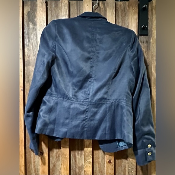 Cynthia Rowley Blue Tailored Blazer with Structured Shoulders XS - Picture 3 of 4